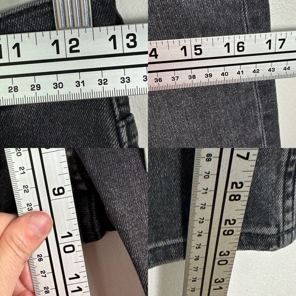 NWT Everlane‎ Black Skinny Jeans Size 24 Tall Denim Sustainable Stretch Mid 24T - Picture 15 of 15